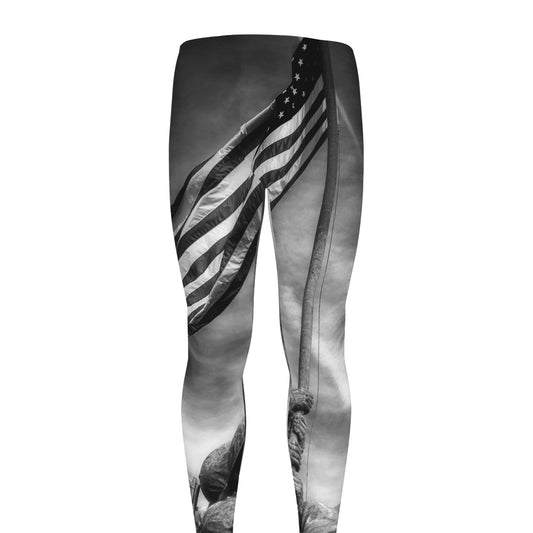 American War Memorial Print Men's leggings