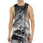 American War Memorial Print Men's Muscle Tank Top