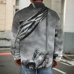 American War Memorial Print Men's Shirt Jacket