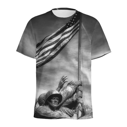American War Memorial Print Men's Sports T-Shirt
