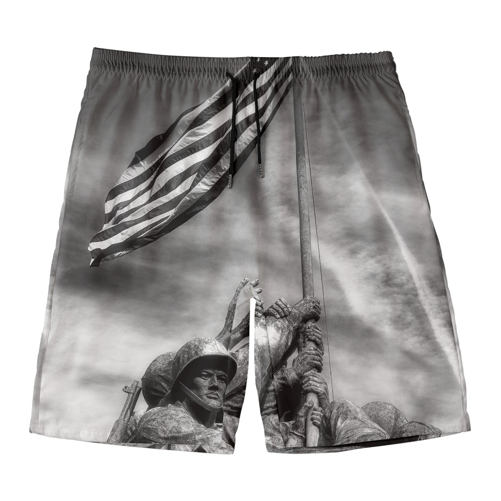 American War Memorial Print Men's Swim Trunks