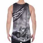 American War Memorial Print Men's Velvet Tank Top