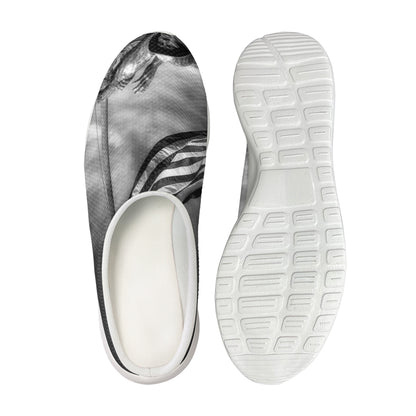 American War Memorial Print Mesh Casual Shoes