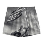 American War Memorial Print Mesh Shorts