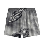 American War Memorial Print Mesh Shorts