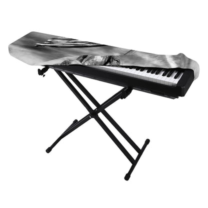American War Memorial Print Piano Keyboard Cover