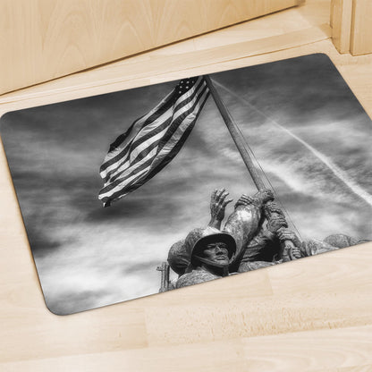 American War Memorial Print Polyester Doormat