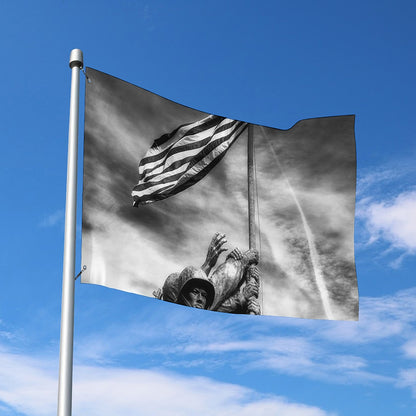 American War Memorial Print Polyester Flag