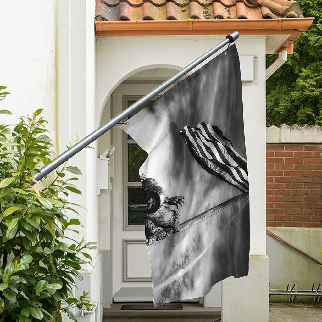 American War Memorial Print Polyester Flag