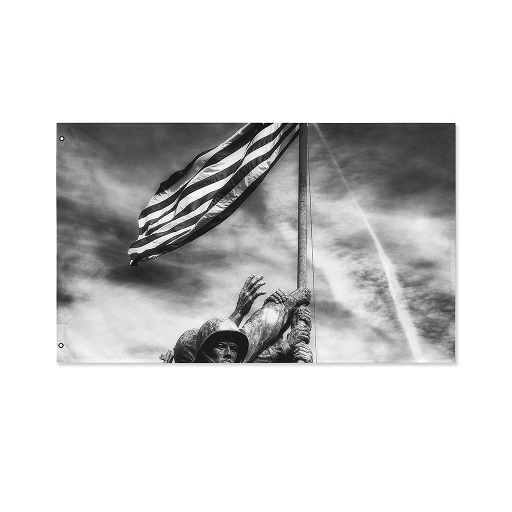American War Memorial Print Polyester Flag