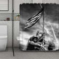 American War Memorial Print Polyester Shower Curtain