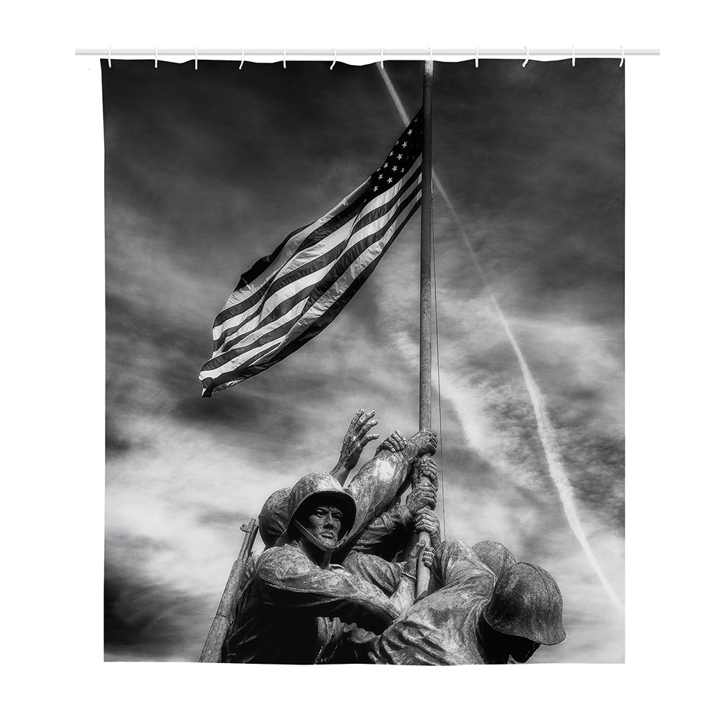American War Memorial Print Polyester Shower Curtain