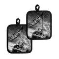 American War Memorial Print Pot Holders