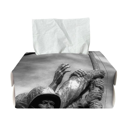 American War Memorial Print Rectangle Tissue Box Cover