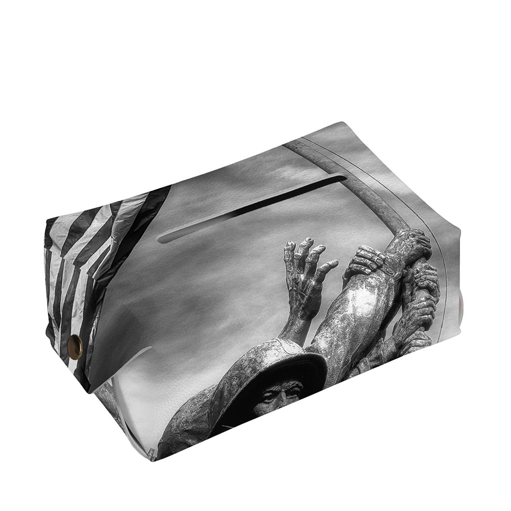 American War Memorial Print Rectangle Tissue Box Cover