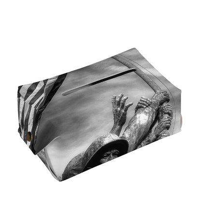 American War Memorial Print Rectangle Tissue Box Cover