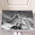 American War Memorial Print Rubber Doormat