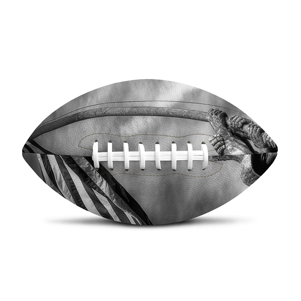 American War Memorial Print Rugby Ball