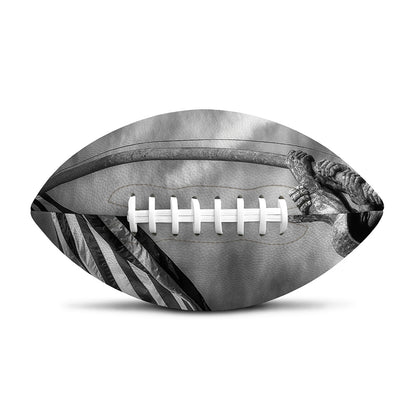 American War Memorial Print Rugby Ball