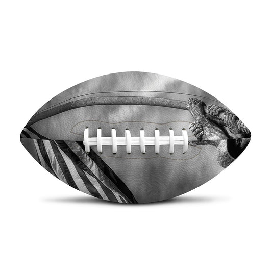 American War Memorial Print Rugby Ball