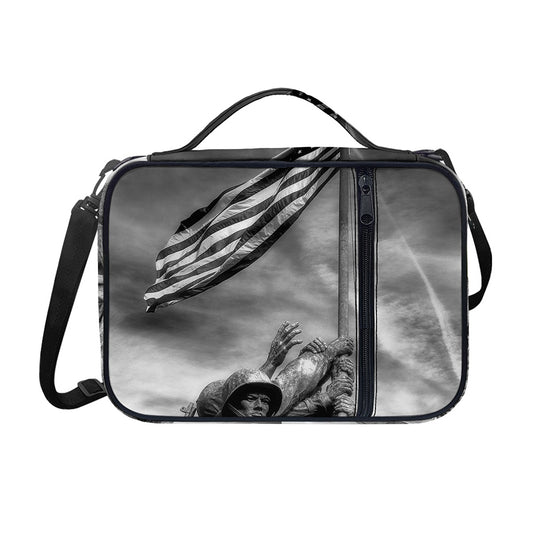 American War Memorial Print Shoulder Strap Bible Bag