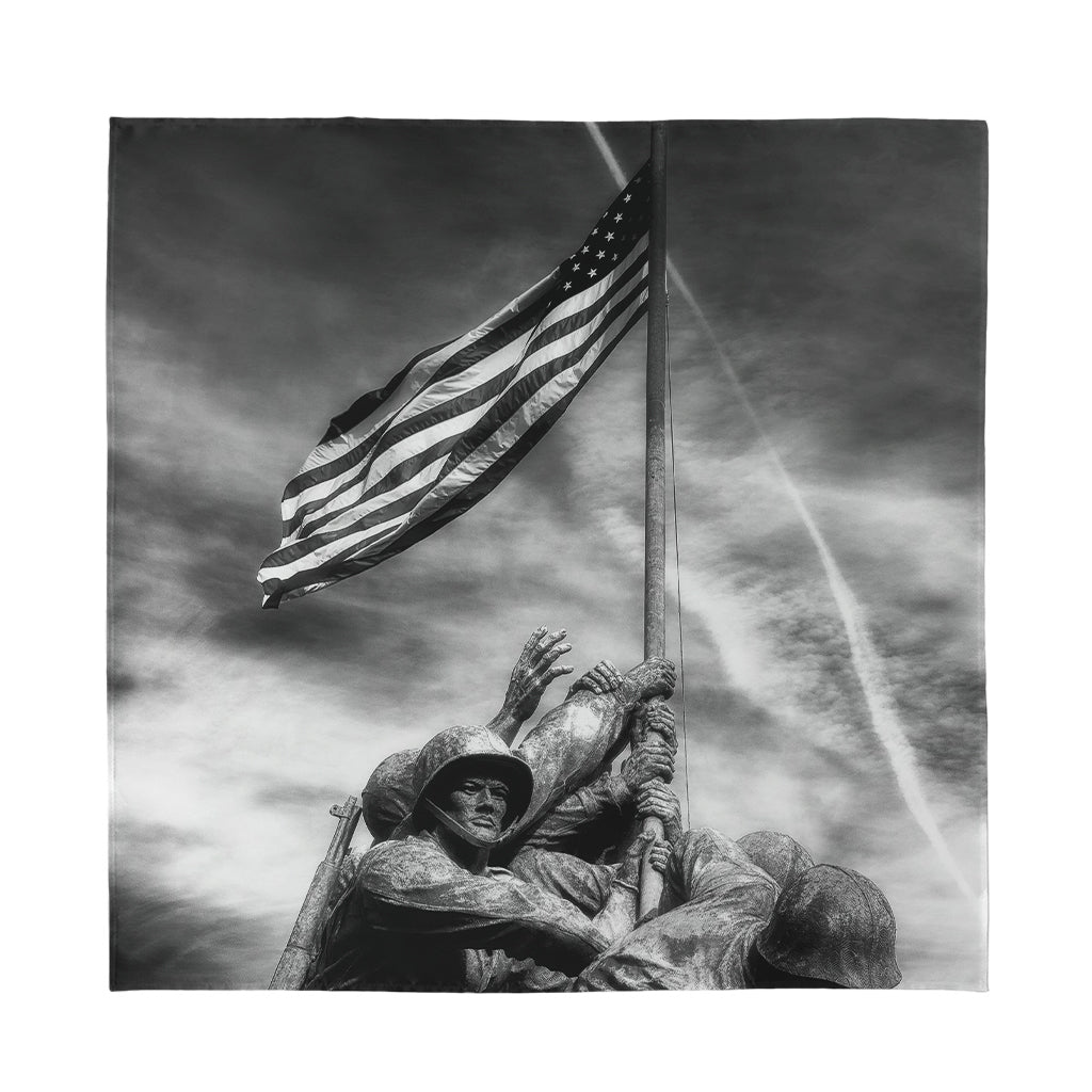 American War Memorial Print Silk Bandana