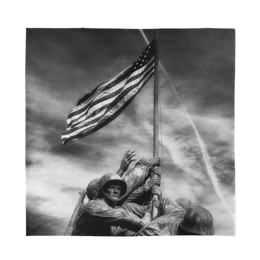 American War Memorial Print Silk Bandana