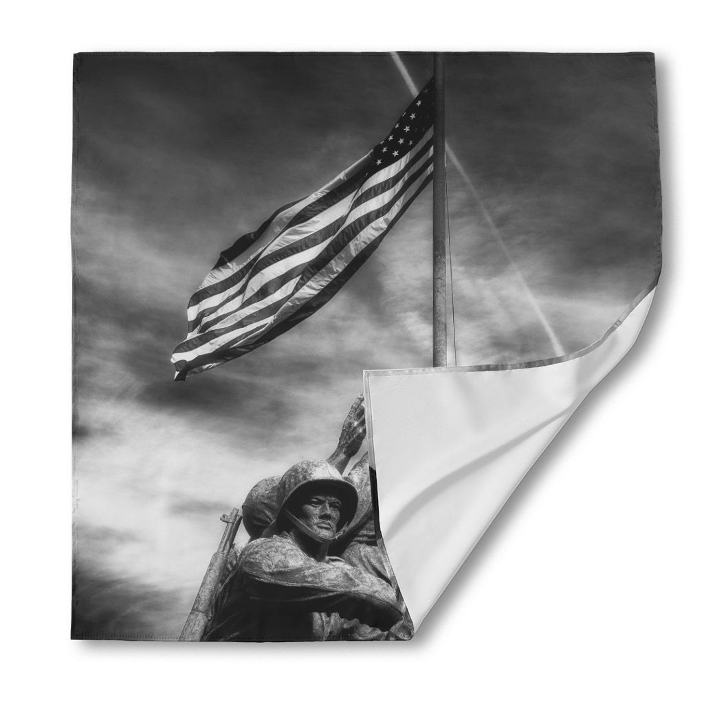 American War Memorial Print Silk Bandana