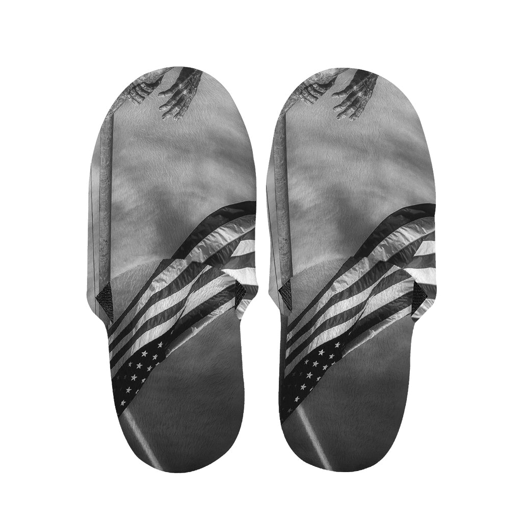 American War Memorial Print Slippers