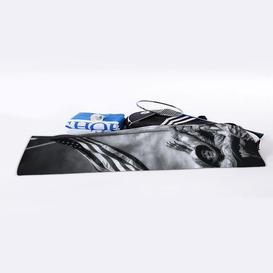 American War Memorial Print Sports Towel