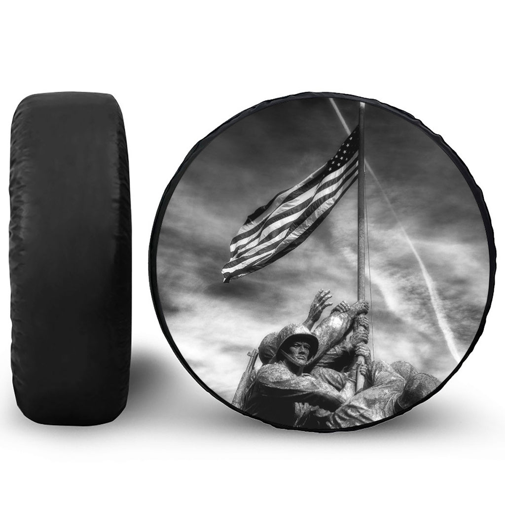 American War Memorial Print Tire Cover