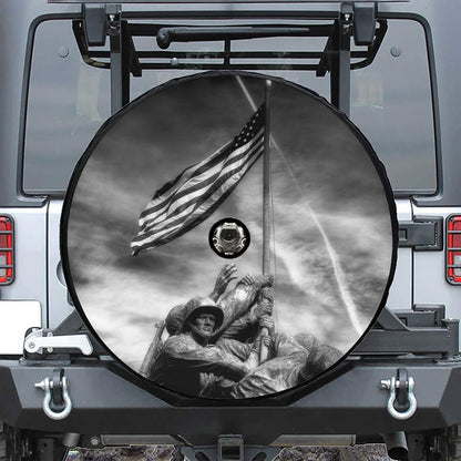 American War Memorial Print Tire Cover With Camera Hole