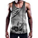 American War Memorial Print Training Tank Top