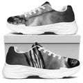 American War Memorial Print White Chunky Shoes
