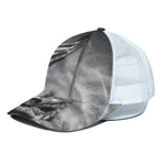 American War Memorial Print White Mesh Trucker Cap