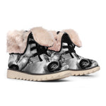 American War Memorial Print Winter Boots