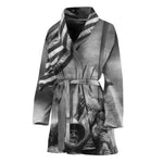 American War Memorial Print Women's Bathrobe