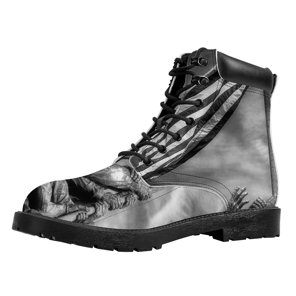 American War Memorial Print Work Boots