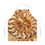 Ammonite Fossil Print Adjustable Apron