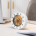 Ammonite Fossil Print Alarm Clock