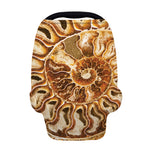 Ammonite Fossil Print Baby Seat Cover