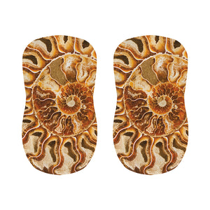 Ammonite Fossil Print Bar Stool Covers