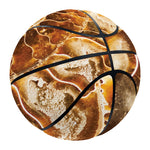 Ammonite Fossil Print Basketball