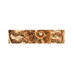 Ammonite Fossil Print Bed Runner