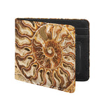 Ammonite Fossil Print Bifold Wallet