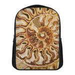 Ammonite Fossil Print Casual Backpack