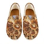 Ammonite Fossil Print Casual Shoes