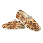 Ammonite Fossil Print Casual Shoes