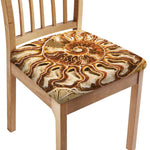 Ammonite Fossil Print Chair Cushion Cover