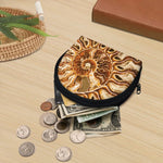 Ammonite Fossil Print Coin Purse